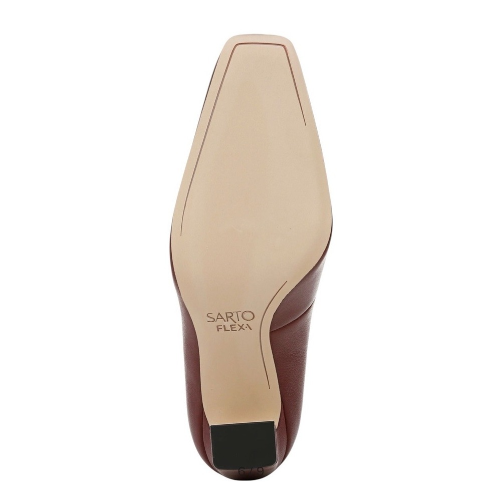 Franco‎ Sarto Womens Flexa Bria Square Toe Pump Block Heel Size 9M NWB - Picture 4 of 9